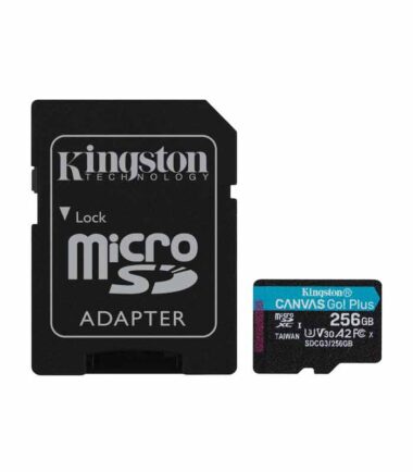 KINGSTON U3 V30 microSDXC 256GB Canvas Go Plus 170R A2 + adapter SDCG3/256GB