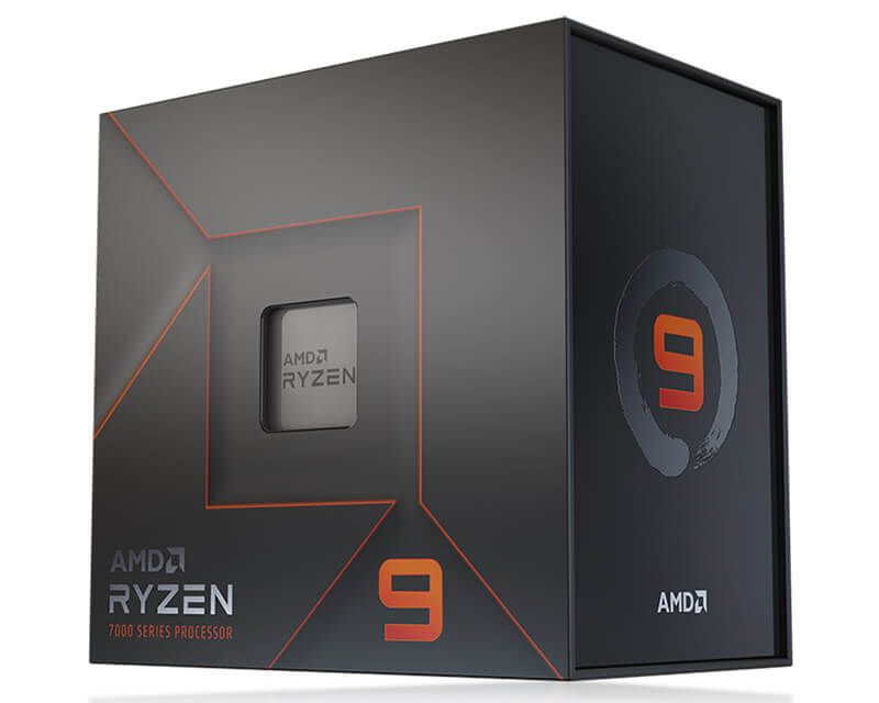 AMD-Ryzen-9-7900X-12-cores-4.7GHz-(5.6GHz)-Box AMD, Ryzen 9, 7900X, 12 cores, 4.7GHz (5.6GHz) Box