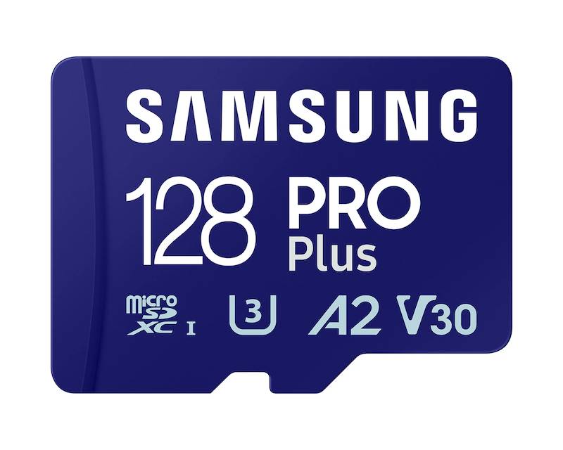 SAMSUNG Memorijska kartica PRO PLUS MicroSDXC 128GB U3 Blue + SDXC Adapter MB-MD128SA