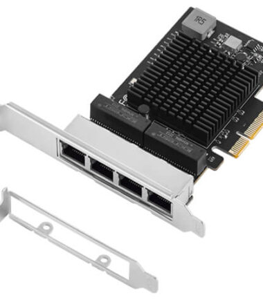 E-GREEN PCI-Express kontroler 4-port 2.5 Gigabit Ethernet (Realtek 8125B)