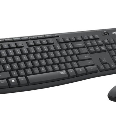 LOGITECH MK295 Silent Wireless Combo US tastatura + miš crna