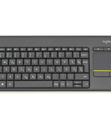 LOGITECH K400 Plus Wireless Touch YU crna tastatura