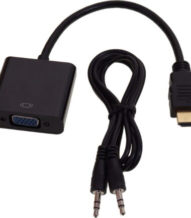 FAST ASIA Adapter-konvertor HDMI (M) - VGA (F) + Audio kabl 3.5mm crni