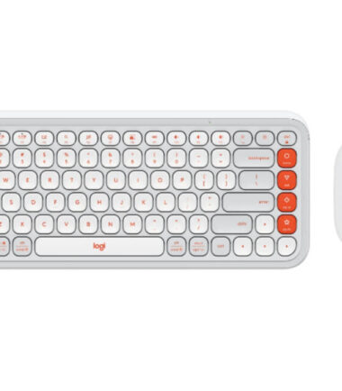 LOGITECH POP Icon Combo US tastatura bela